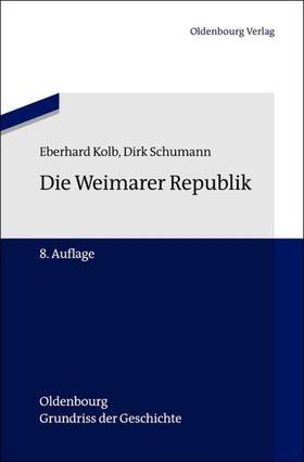 Kolb / Schumann | Die Weimarer Republik | E-Book | sack.de