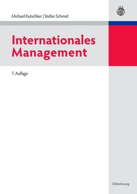 Kutschker / Schmid | Internationales Management | E-Book | sack.de