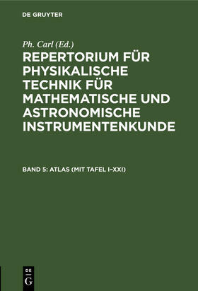 Carl | ATLAS (mit Tafel I¿XXI) | Buch | sack.de
