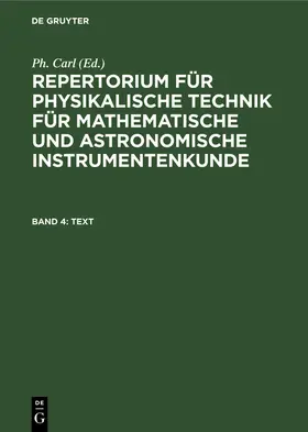 Carl |  Text | Buch |  Sack Fachmedien