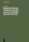 Fleck |  Benzoesäure, Carbolsäure, Salicylsäure, Zimmetsäure | eBook | Sack Fachmedien