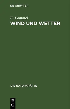 Lommel |  Wind und Wetter | Buch |  Sack Fachmedien