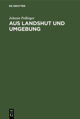 Pollinger | Aus Landshut und Umgebung | Buch | 978-3-486-73557-4 | sack.de