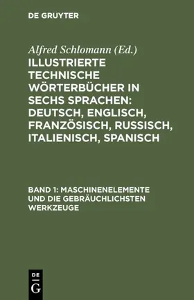 Schlomann / Deinhardt | Maschinenelemente und die gebräuchlichsten Werkzeuge | E-Book | www.sack.de