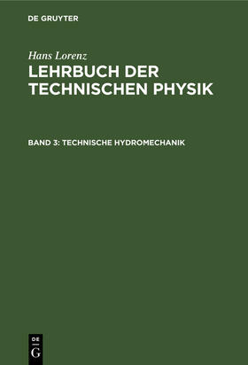 Lorenz |  Technische Hydromechanik | Buch |  Sack Fachmedien