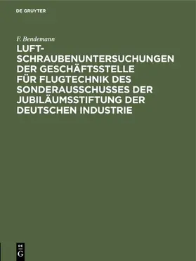 Bendemann | 1911 | E-Book | www.sack.de