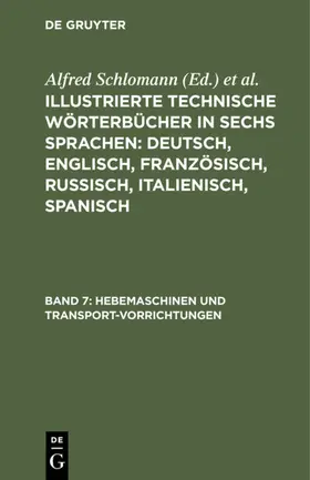  Hebemaschinen und Transport-Vorrichtungen | eBook | Sack Fachmedien