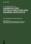 Hatschek |  Englische Verfassungsgeschichte bis zum Regierungsantritt der Königin Victoria | Buch |  Sack Fachmedien
