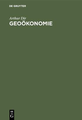 Dix |  Geoökonomie | Buch |  Sack Fachmedien