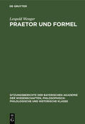 Wenger |  Praetor und Formel | Buch |  Sack Fachmedien