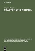 Wenger |  Praetor und Formel | eBook | Sack Fachmedien