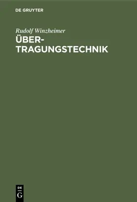 Winzheimer | Übertragungstechnik | E-Book | www.sack.de