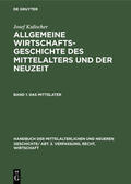 Kulischer / Below / Meinecke |  Das Mittelalter | Buch |  Sack Fachmedien