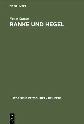 Simon | Ranke und Hegel | Buch | 978-3-486-75850-4 | sack.de