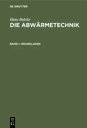 Balcke | Grundlagen | Buch | 978-3-486-75884-9 | www.sack.de