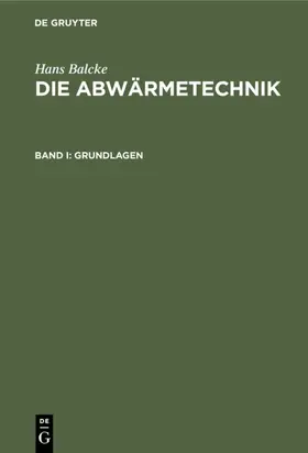 Balcke |  Grundlagen | eBook | Sack Fachmedien