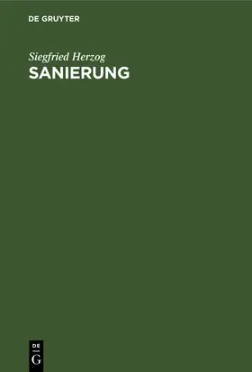 Herzog |  Sanierung | Buch |  Sack Fachmedien