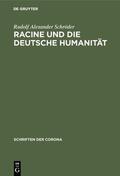 Schröder |  Racine und die deutsche Humanität | eBook | Sack Fachmedien