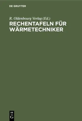  Rechentafeln für Wärmetechniker | eBook | Sack Fachmedien