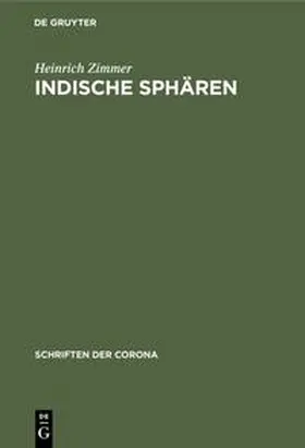 Zimmer |  Indische Sphären | Buch |  Sack Fachmedien