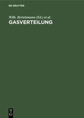Bertelsmann / Kobbert |  Gasverteilung | Buch |  Sack Fachmedien