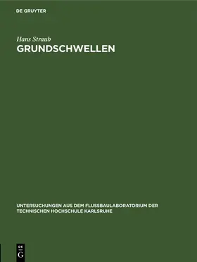 Straub | Grundschwellen | Buch | 978-3-486-77046-9 | www.sack.de