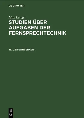 Langer |  Fernverkehr | Buch |  Sack Fachmedien