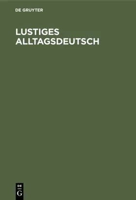 Lustiges Alltagsdeutsch | E-Book | www.sack.de