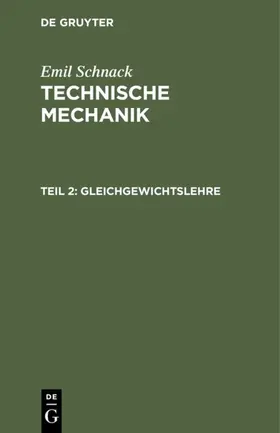Schnack |  Gleichgewichtslehre | eBook | Sack Fachmedien