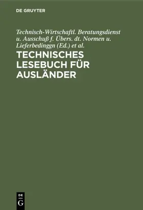 Technisches Lesebuch für Ausländer | E-Book | www.sack.de