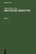 Hederer |  Deutsche Gedichte. Band 2 | Buch |  Sack Fachmedien