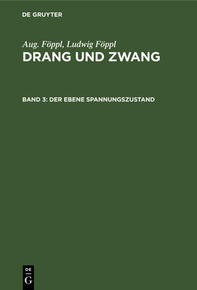 Föppl | Der ebene Spannungszustand | Buch | 978-3-486-77674-4 | sack.de