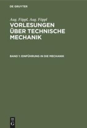 Föppl |  Einführung in die Mechanik | Buch |  Sack Fachmedien