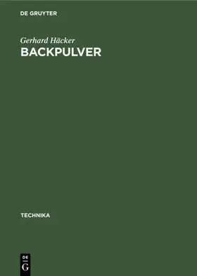 Häcker |  Backpulver | Buch |  Sack Fachmedien