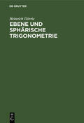 Dörrie |  Ebene und sphärische Trigonometrie | Buch |  Sack Fachmedien