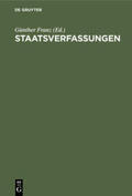 Franz |  Staatsverfassungen | Buch |  Sack Fachmedien