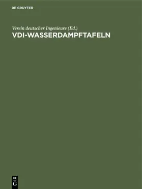 Koch / Schmidt | VDI-Wasserdampftafeln | E-Book | sack.de