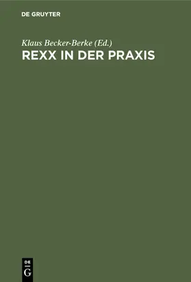 Becker-Berke | REXX in der Praxis | E-Book | www.sack.de