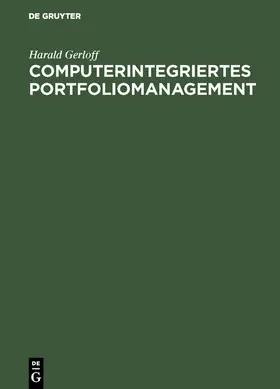 Gerloff | Computerintegriertes Portfoliomanagement | E-Book | www.sack.de
