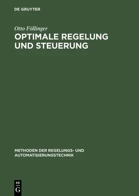 Föllinger | Optimale Regelung und Steuerung | E-Book | sack.de