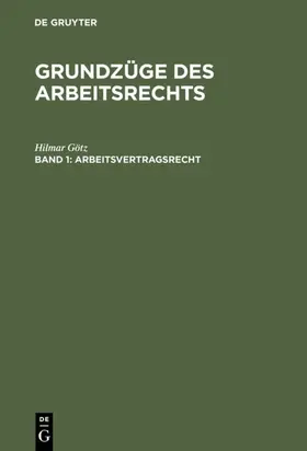 Götz | Arbeitsvertragsrecht | E-Book | www.sack.de