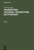 Goede |  Marketing-Lexikon. Marketing Dictionary | eBook | Sack Fachmedien