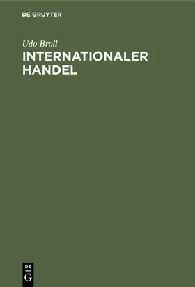 Broll |  Internationaler Handel | eBook | Sack Fachmedien