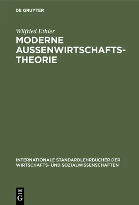 Ethier |  Moderne Außenwirtschaftstheorie | eBook | Sack Fachmedien
