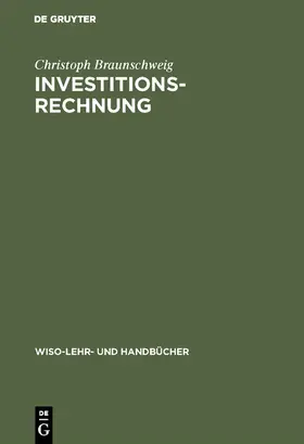 Braunschweig |  Investitionsrechnung | eBook | Sack Fachmedien
