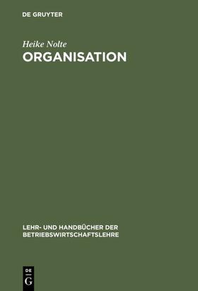 Nolte | Organisation | E-Book | sack.de