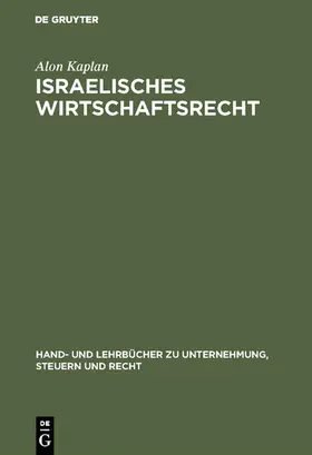 Kaplan |  Israelisches Wirtschaftsrecht | eBook | Sack Fachmedien
