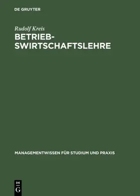 Kreis | Betriebswirtschaftslehre | E-Book | www.sack.de