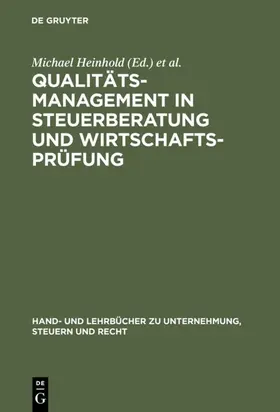 Heinhold / Pasch |  Qualitätsmanagement in Steuerberatung und Wirtschaftsprüfung | eBook | Sack Fachmedien