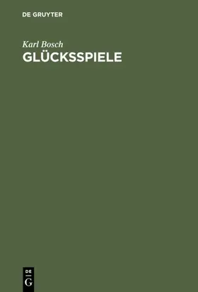 Bosch | Glücksspiele | E-Book | www.sack.de